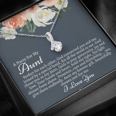 Aunt Poem Alluring Beauty Necklace - Love You This Much